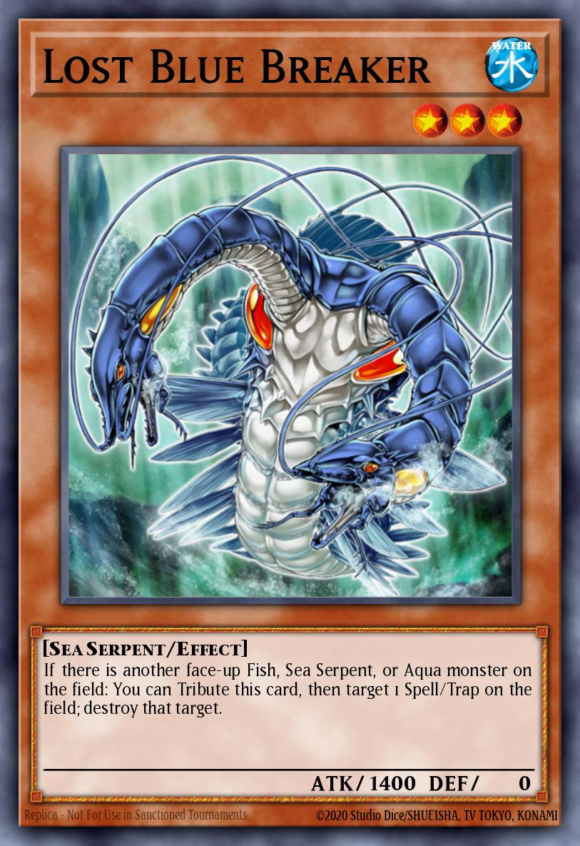 Lost Blue Breaker Yu-Gi-Oh card