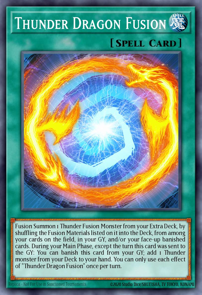Thunder Dragon Fusion Yu-Gi-Oh card