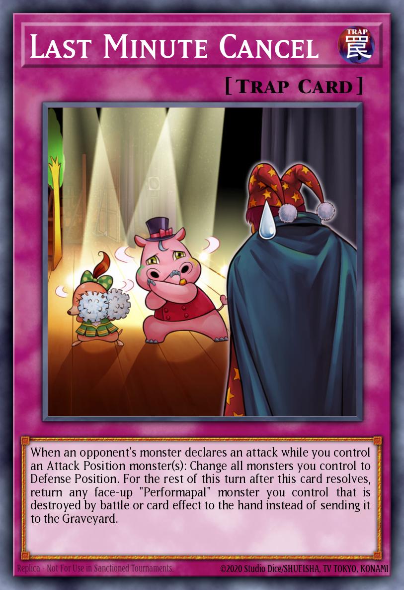Last Minute Cancel Yu-Gi-Oh card