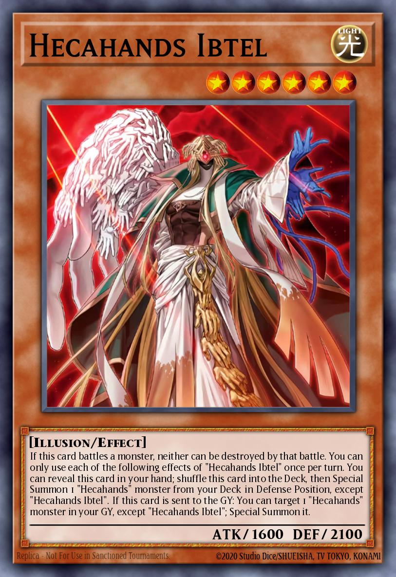 Hecahands Ibtel Yu-Gi-Oh card