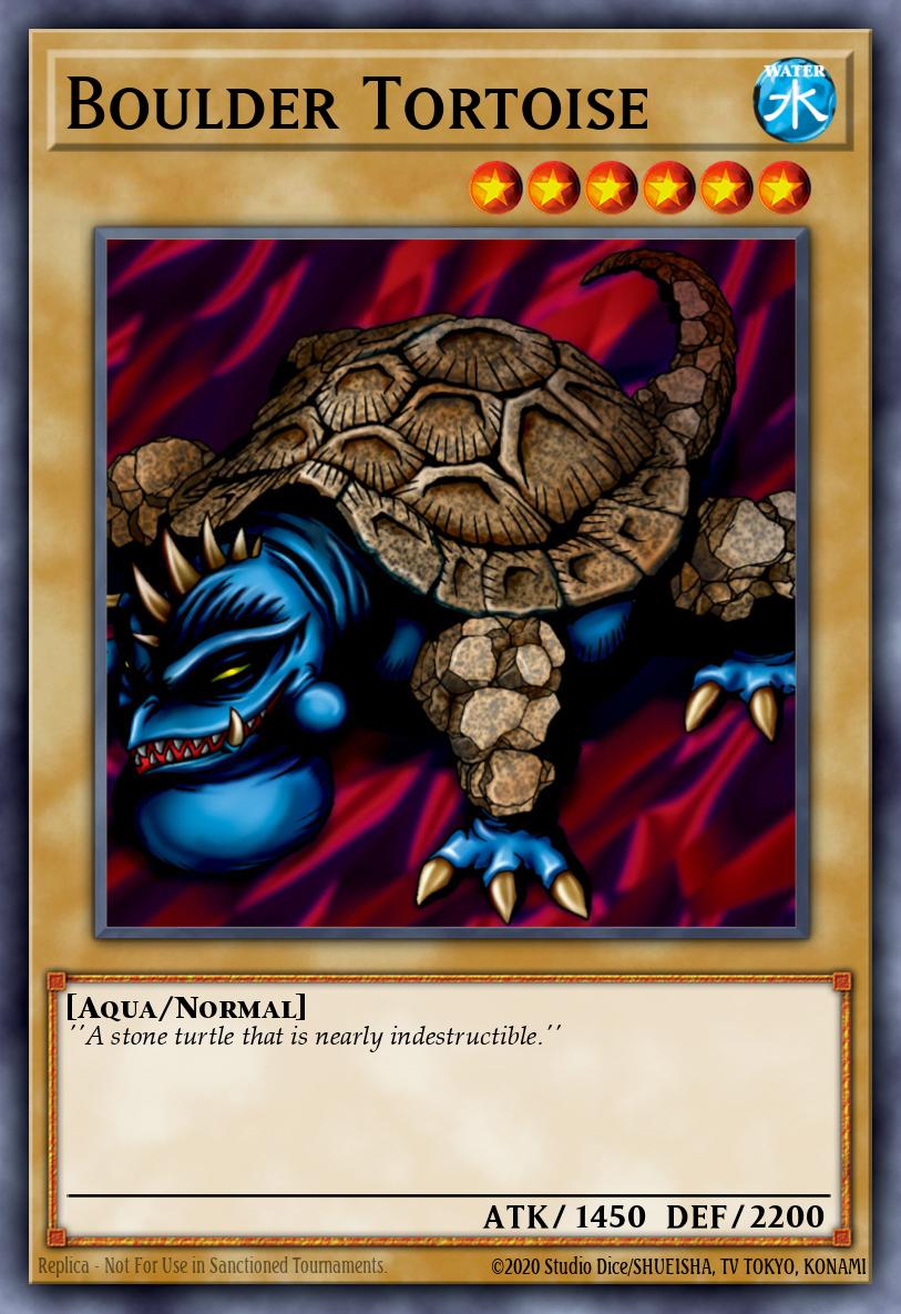 Boulder Tortoise Yu-Gi-Oh card