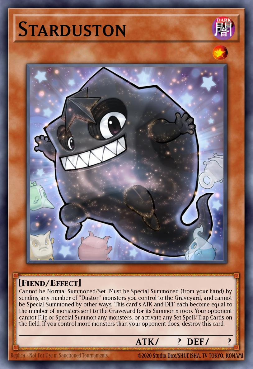 Starduston Yu-Gi-Oh card