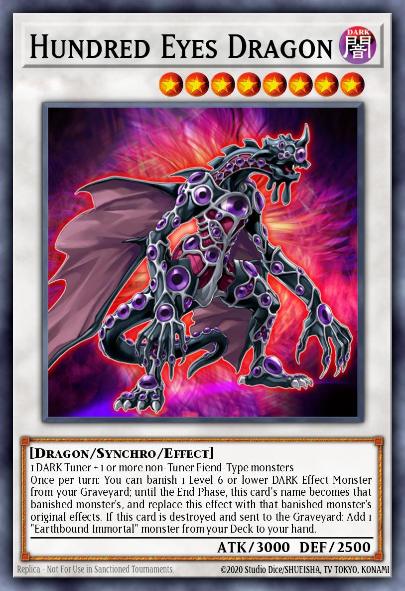 Hundred Eyes Dragon Yu-Gi-Oh card