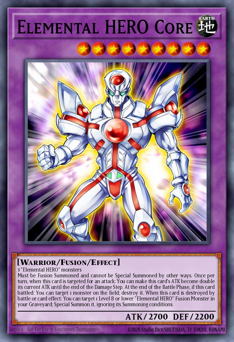 Elemental HERO Core Yu-Gi-Oh card
