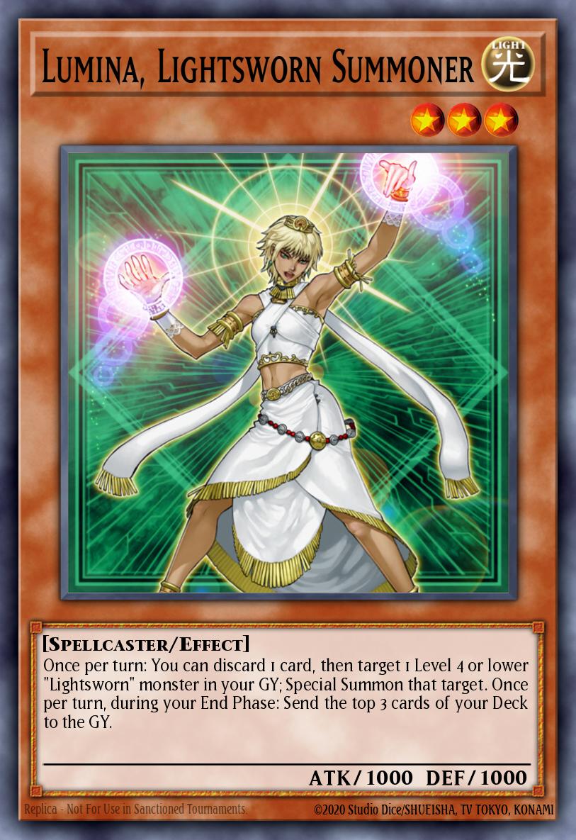 Lumina, Lightsworn Summoner Yu-Gi-Oh card