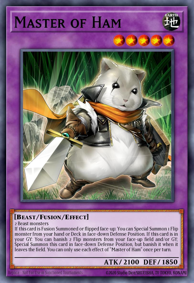 Master of Ham Yu-Gi-Oh card