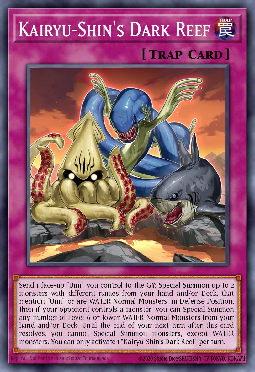 Kairyu-Shin's Dark Reef Yu-Gi-Oh card