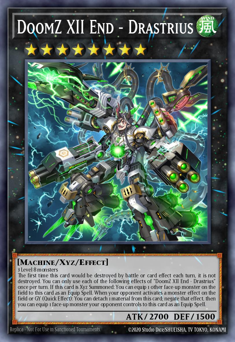 DoomZ XII End - Drastrius Yu-Gi-Oh card