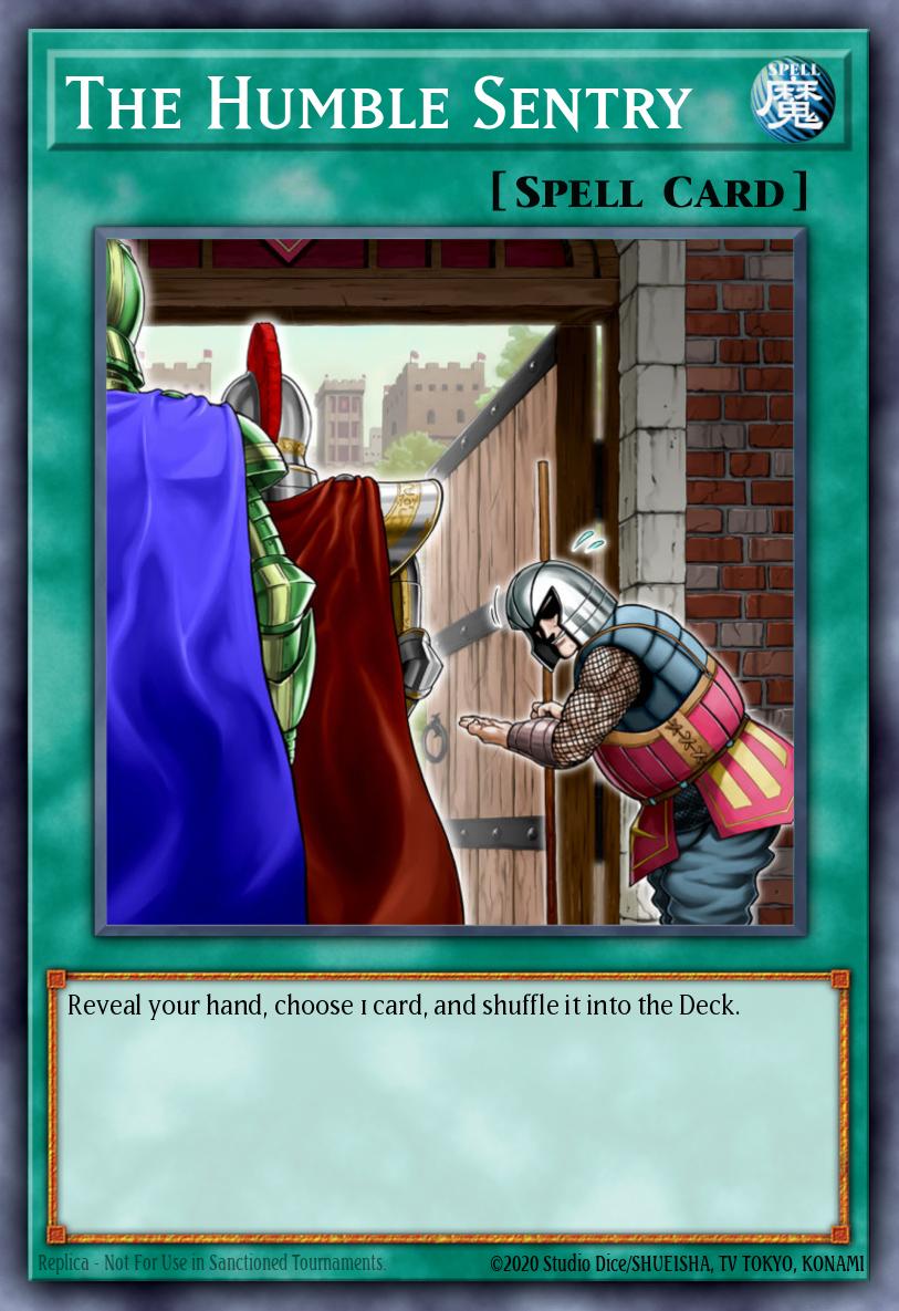 The Humble Sentry Yu-Gi-Oh card