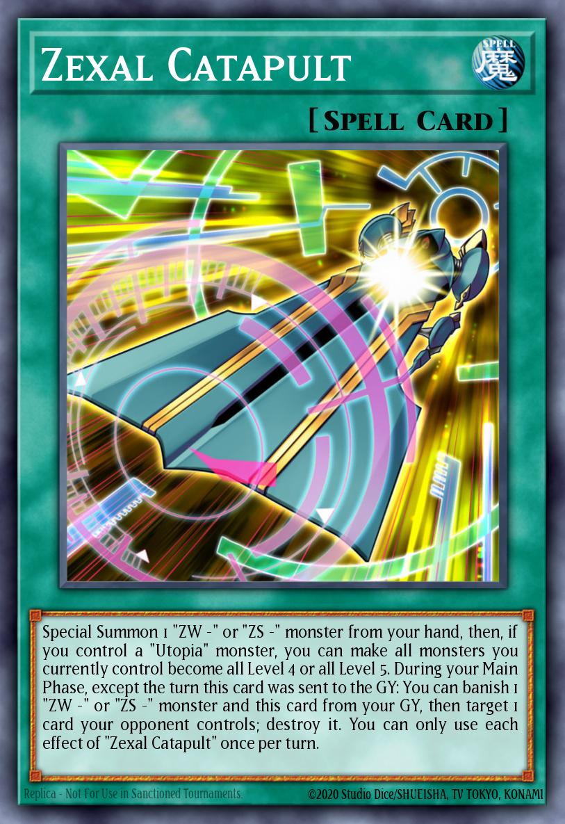 Zexal Catapult Yu-Gi-Oh card