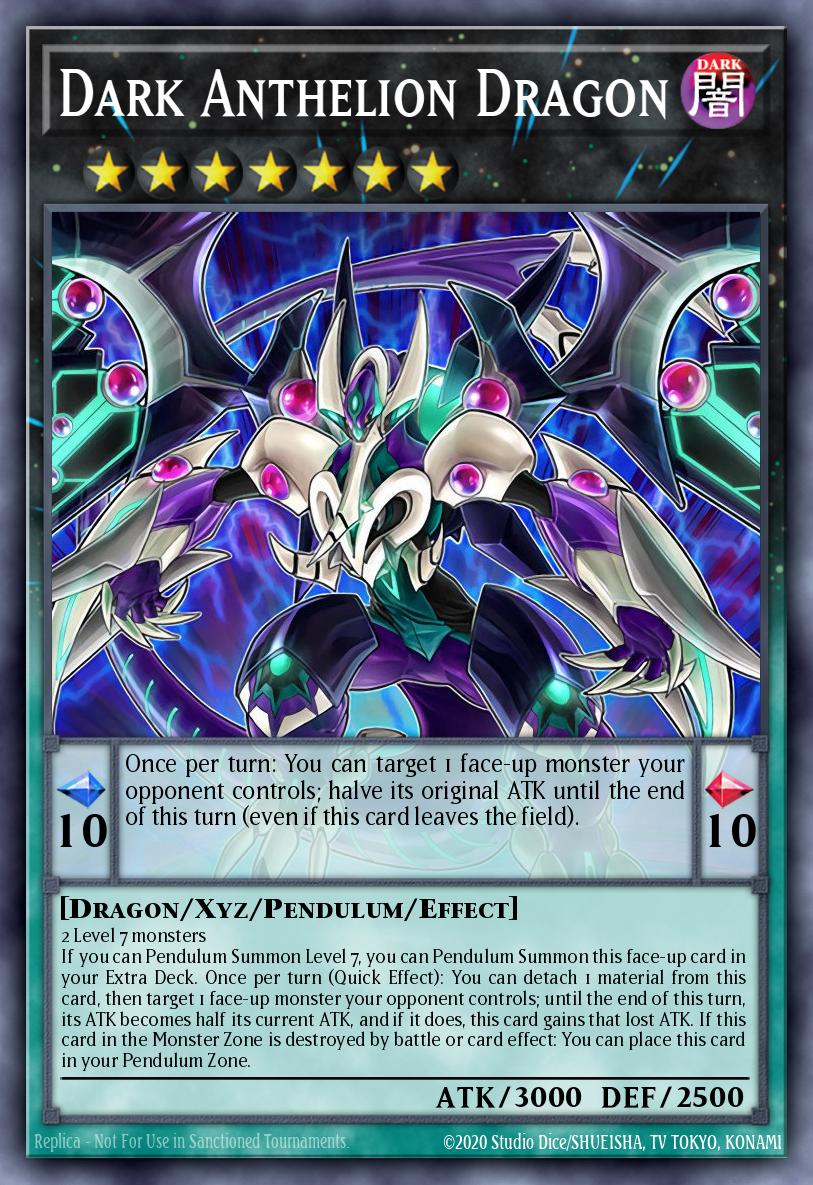 Dark Anthelion Dragon Yu-Gi-Oh card