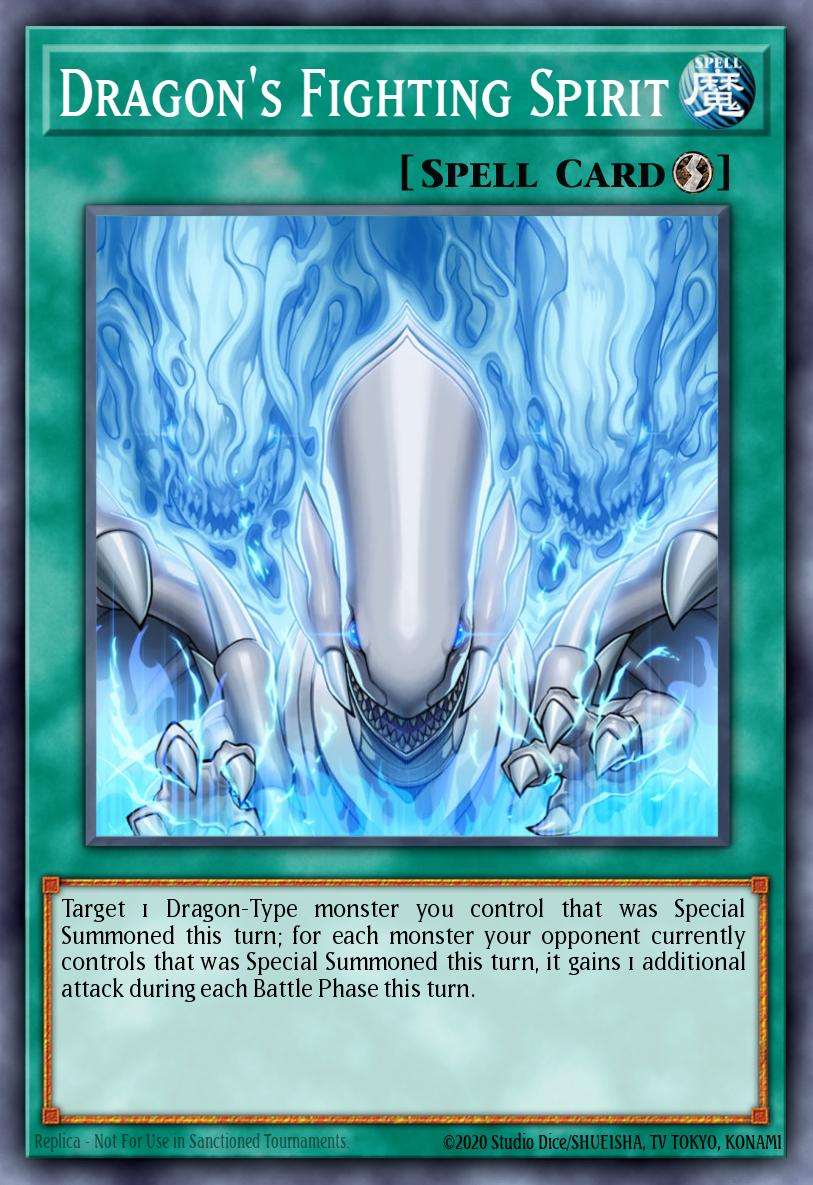 Dragon's Fighting Spirit Yu-Gi-Oh card