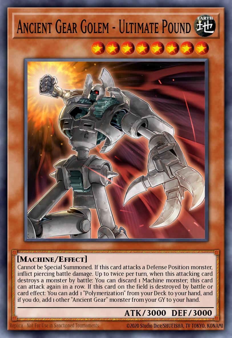 Ancient Gear Golem - Ultimate Pound Yu-Gi-Oh card