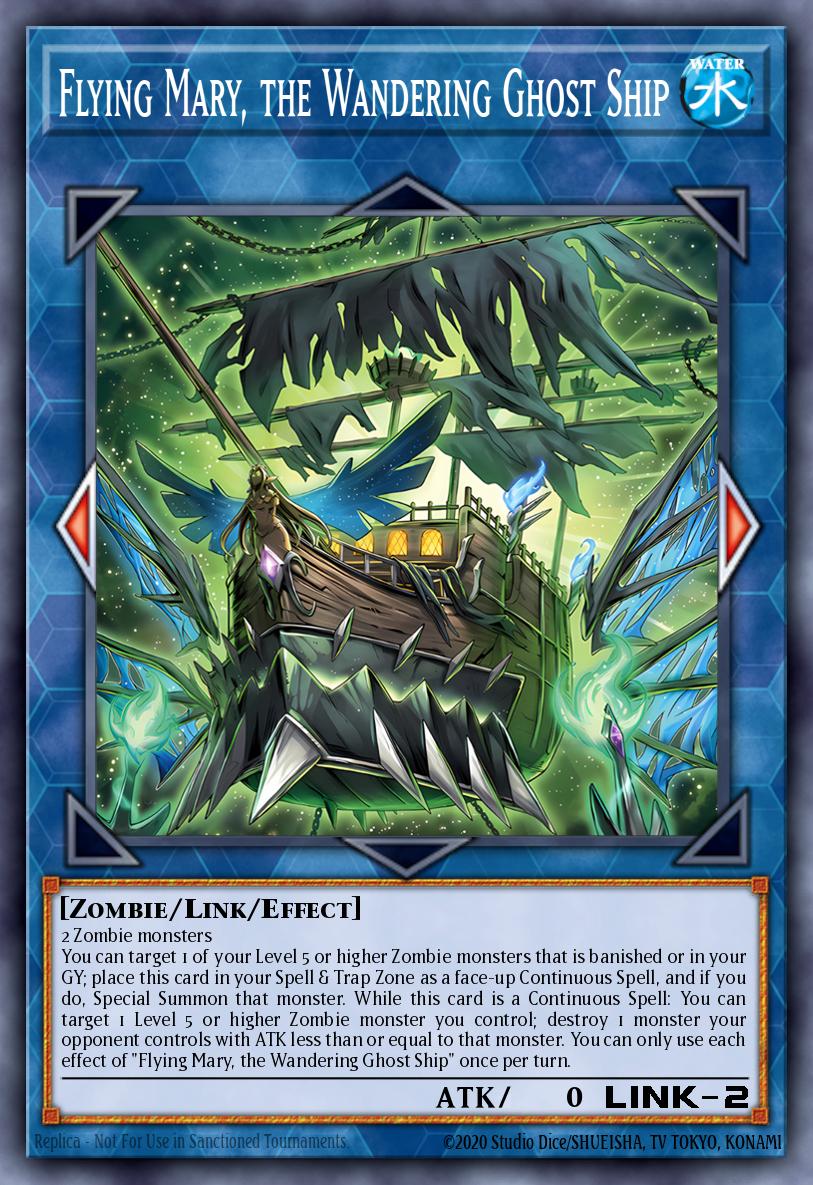 Flying Mary, the Wandering Ghost Ship Yu-Gi-Oh card