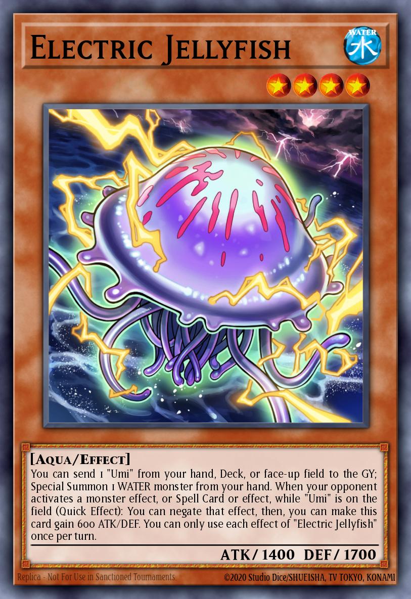 Electric Jellyfish Yu-Gi-Oh card