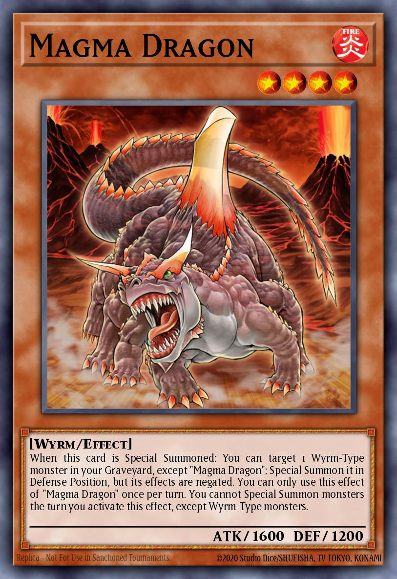 Magma Dragon Yu-Gi-Oh card