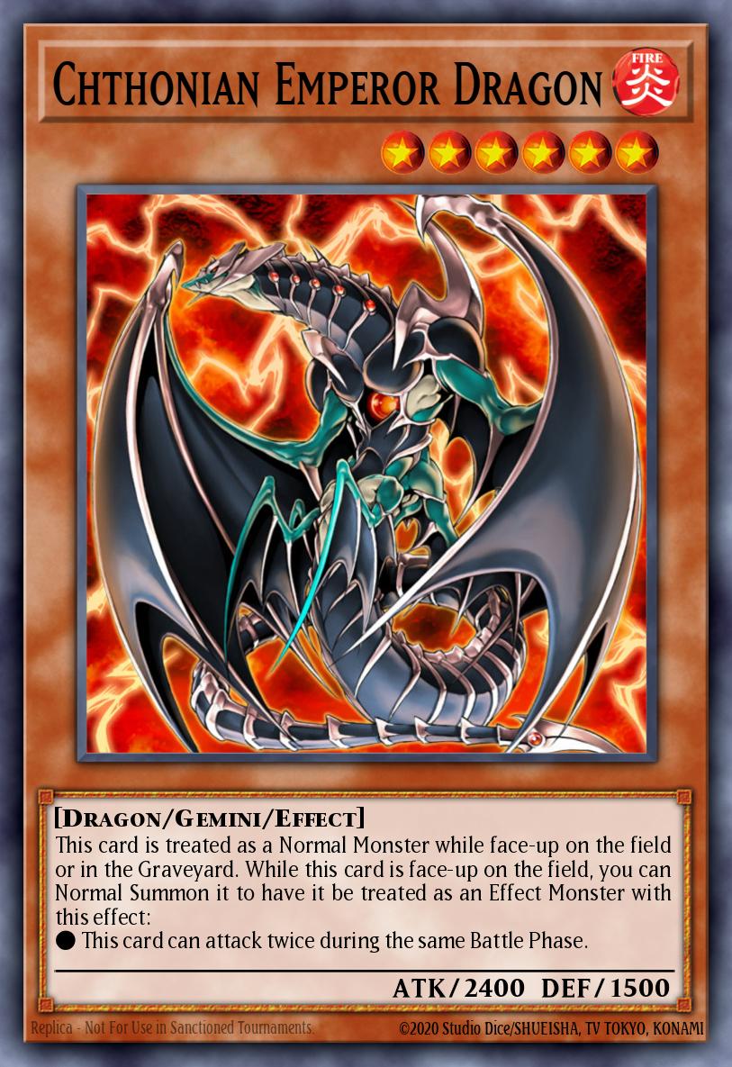 Chthonian Emperor Dragon Yu-Gi-Oh card