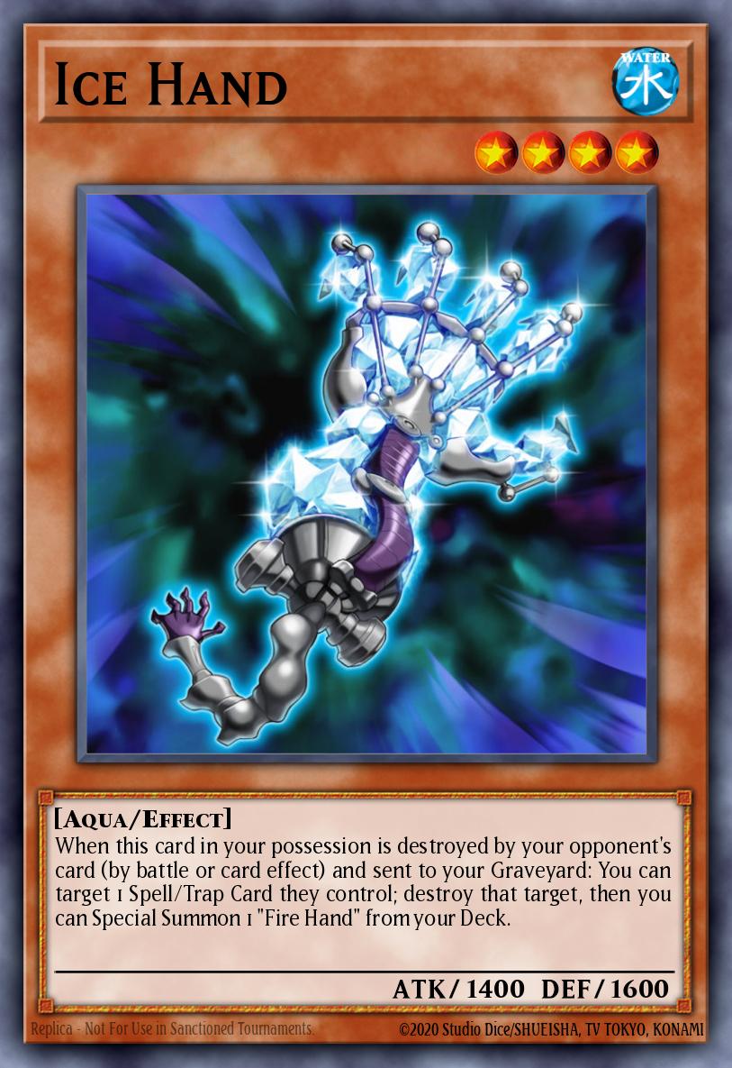 Ice Hand Yu-Gi-Oh card