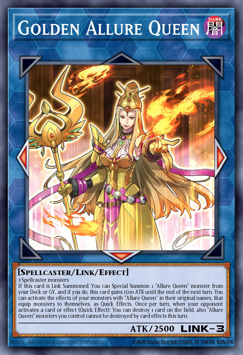 Golden Allure Queen Yu-Gi-Oh card