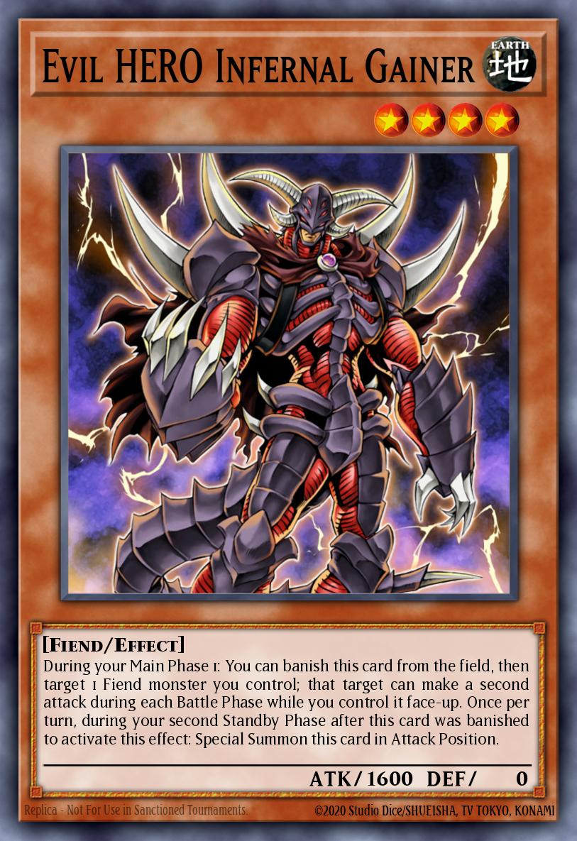 Evil HERO Infernal Gainer Yu-Gi-Oh card