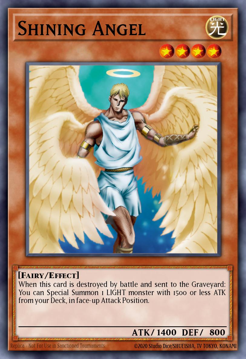 Shining Angel Yu-Gi-Oh card