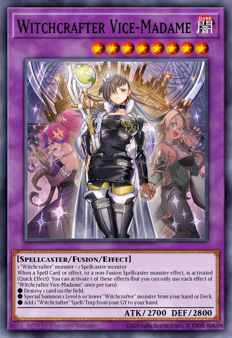 Witchcrafter Vice-Madame Yu-Gi-Oh card