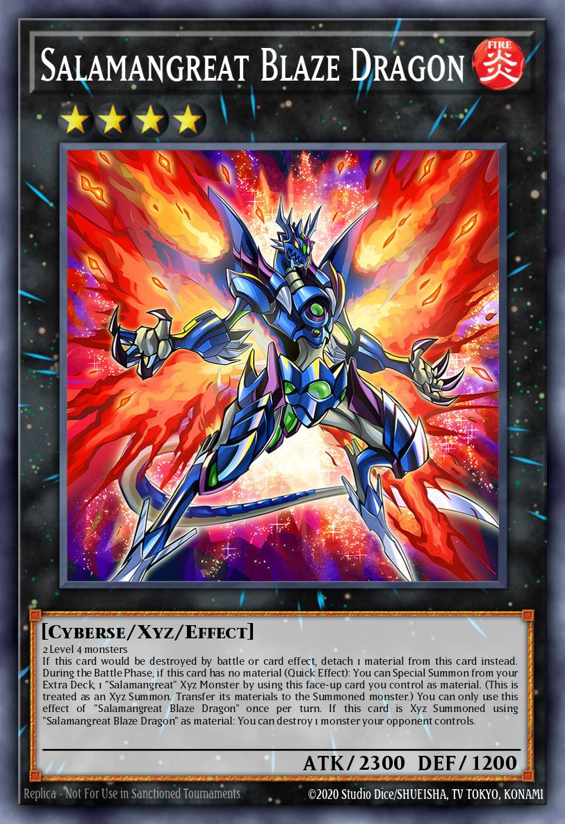 Salamangreat Blaze Dragon Yu-Gi-Oh card