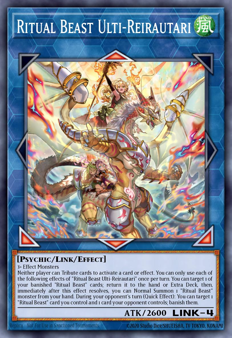 Ritual Beast Ulti-Reirautari Yu-Gi-Oh card