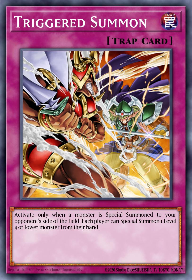Triggered Summon Yu-Gi-Oh card