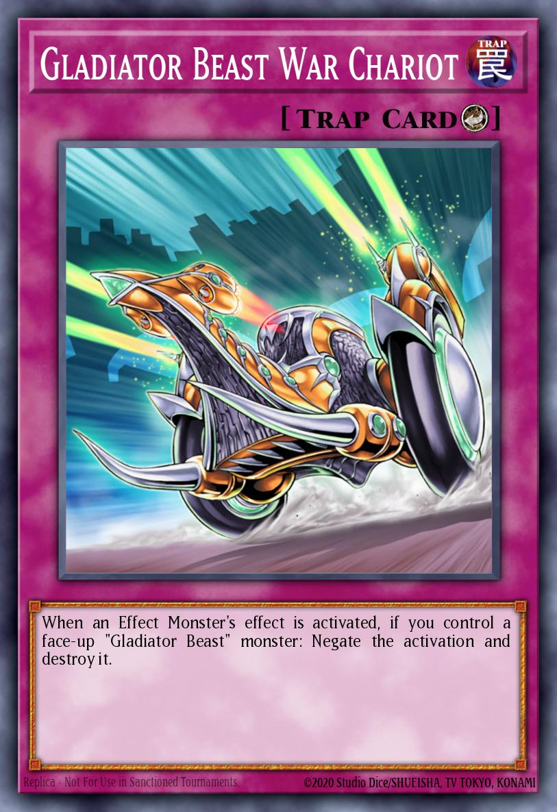 Gladiator Beast War Chariot Yu-Gi-Oh card