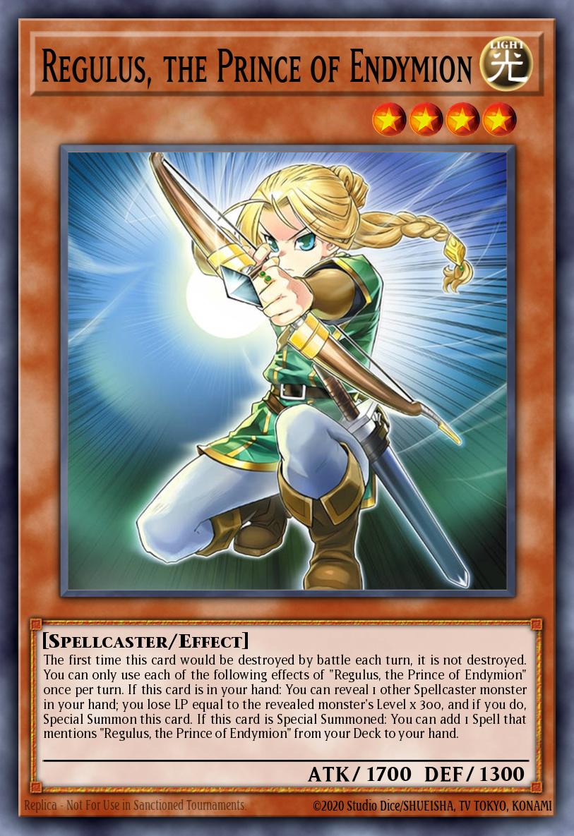 Regulus, the Prince of Endymion Yu-Gi-Oh card