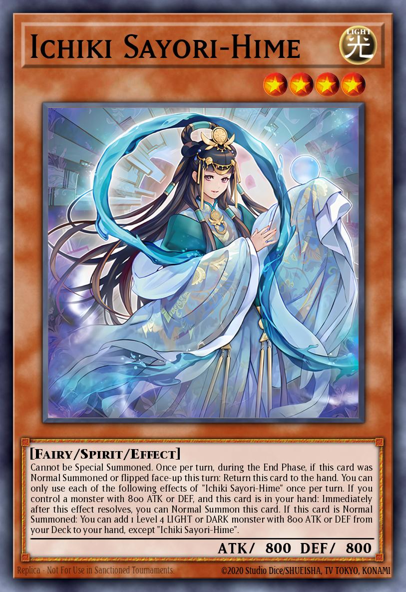 Ichiki Sayori-Hime Yu-Gi-Oh card