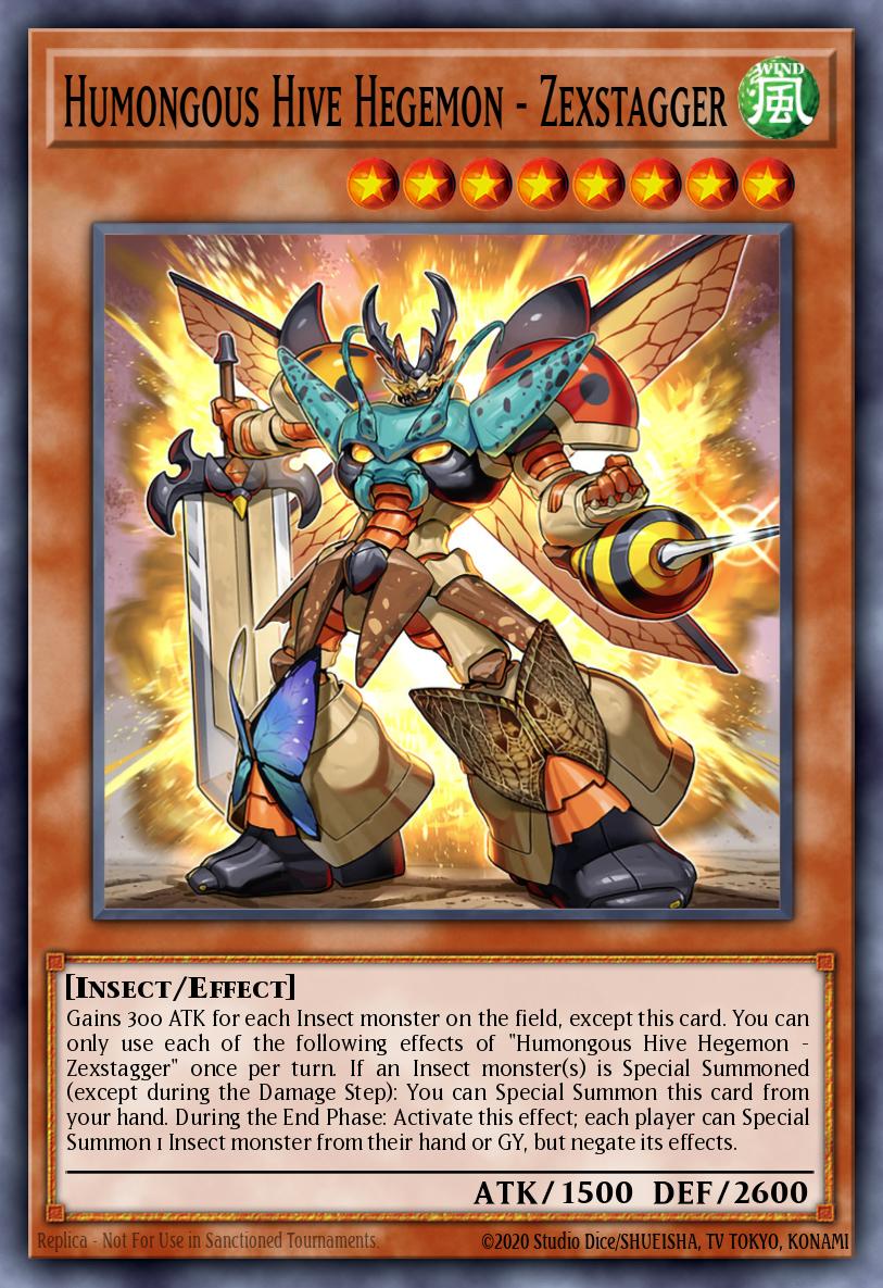 Humongous Hive Hegemon - Zexstagger Yu-Gi-Oh card