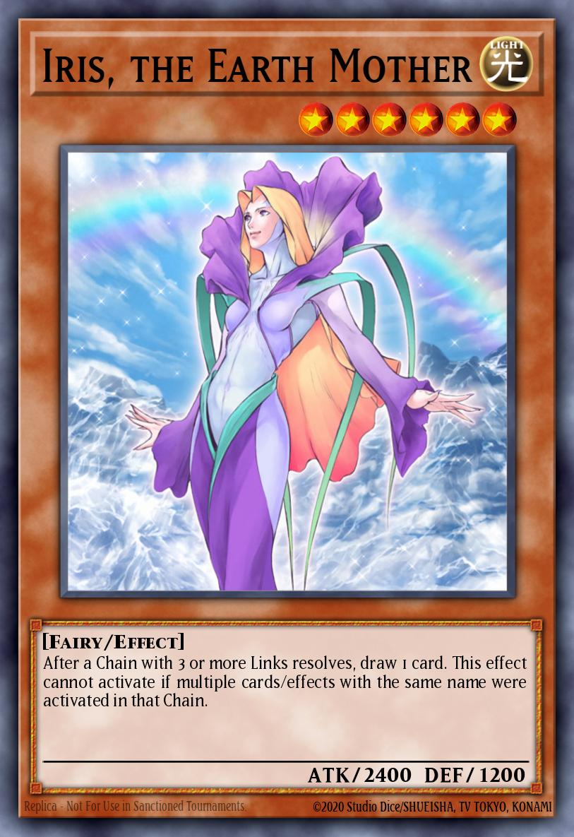 Iris, the Earth Mother Yu-Gi-Oh card