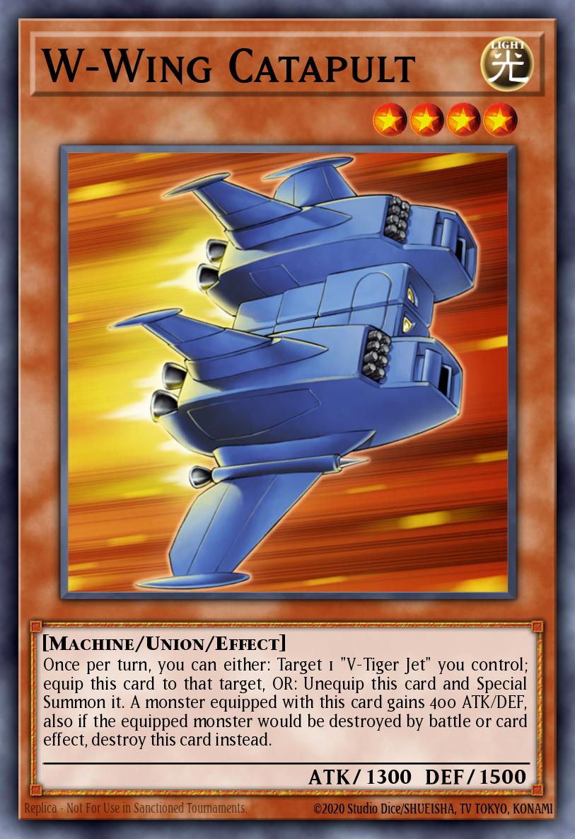 W-Wing Catapult Yu-Gi-Oh card