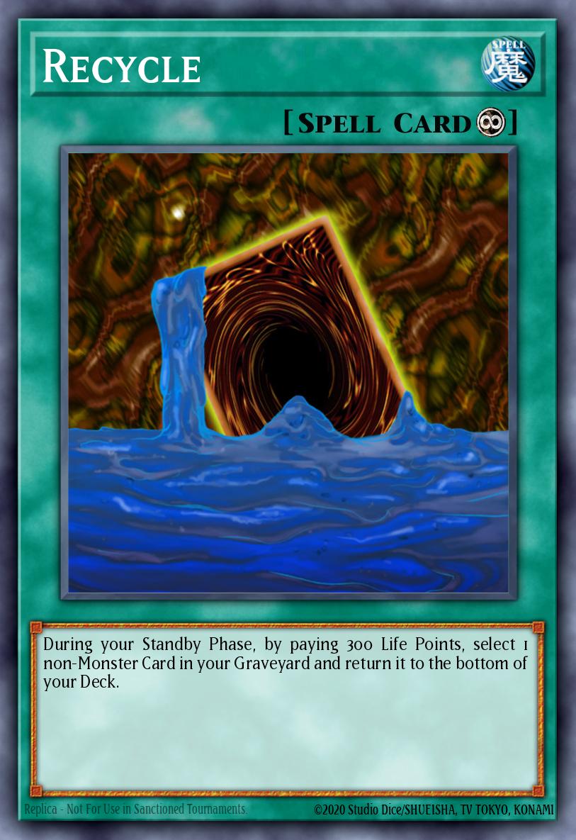 Recycle Yu-Gi-Oh card