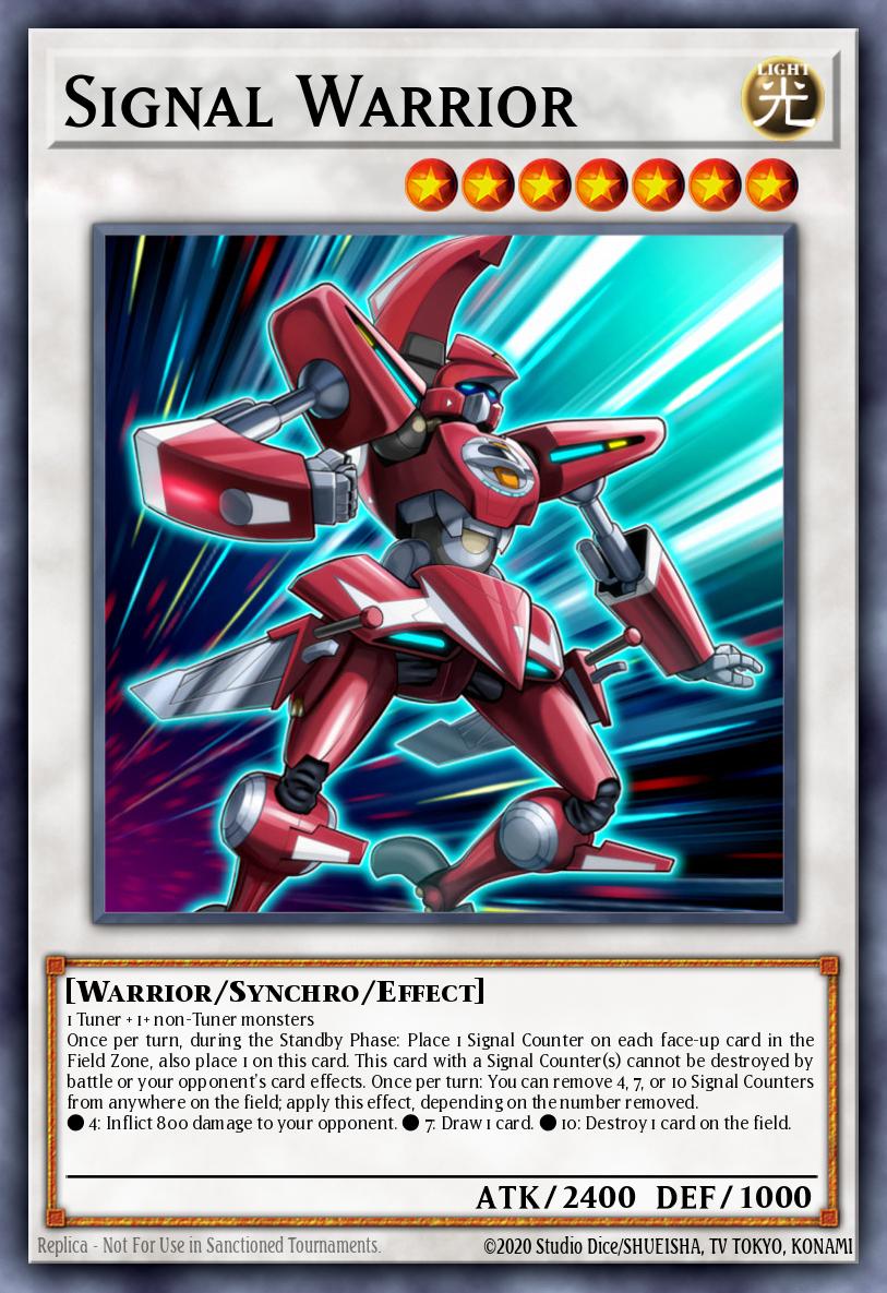 Signal Warrior Yu-Gi-Oh card