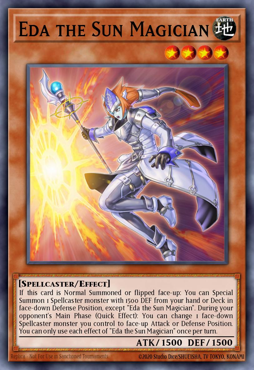 Eda the Sun Magician Yu-Gi-Oh card