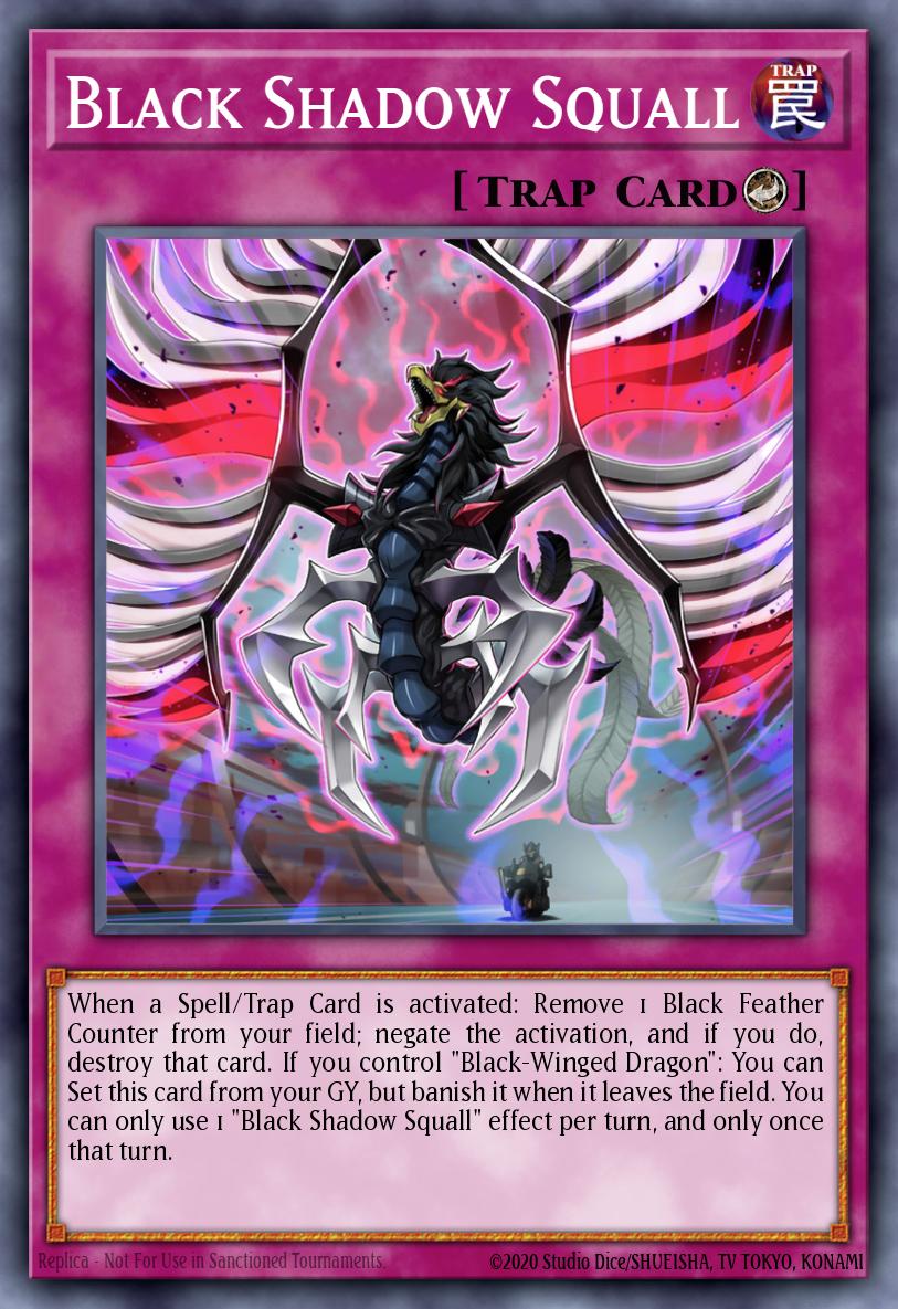 Black Shadow Squall Yu-Gi-Oh card