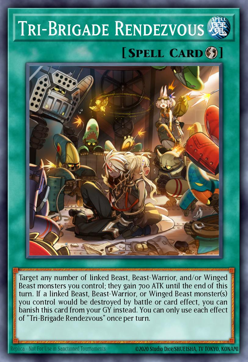Tri-Brigade Rendezvous Yu-Gi-Oh card