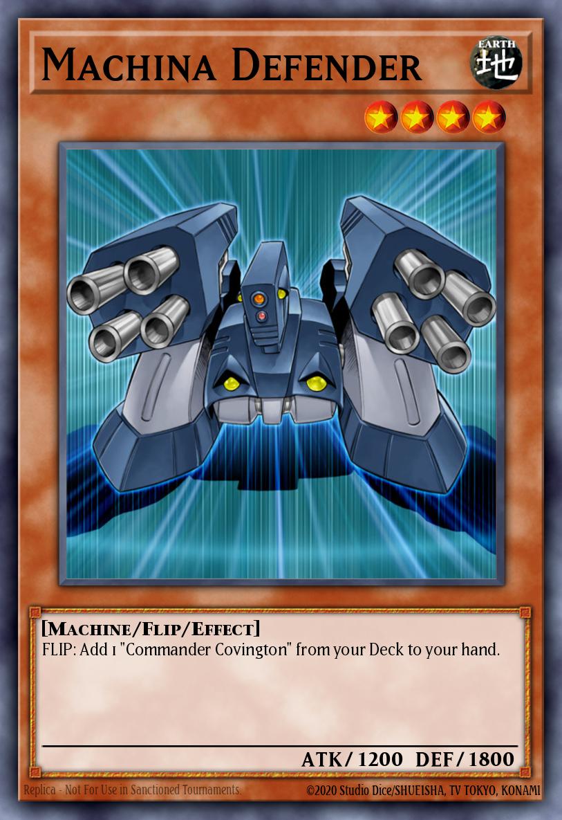 Machina Defender Yu-Gi-Oh card