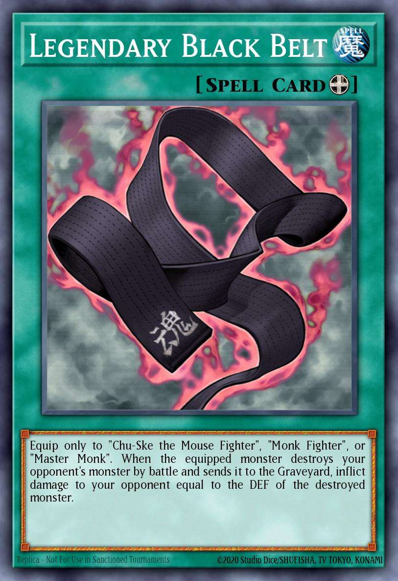 Legendary Black Belt Yu-Gi-Oh card