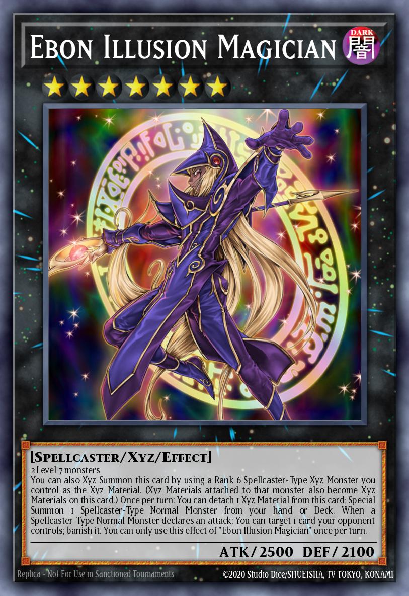 Ebon Illusion Magician Yu-Gi-Oh card