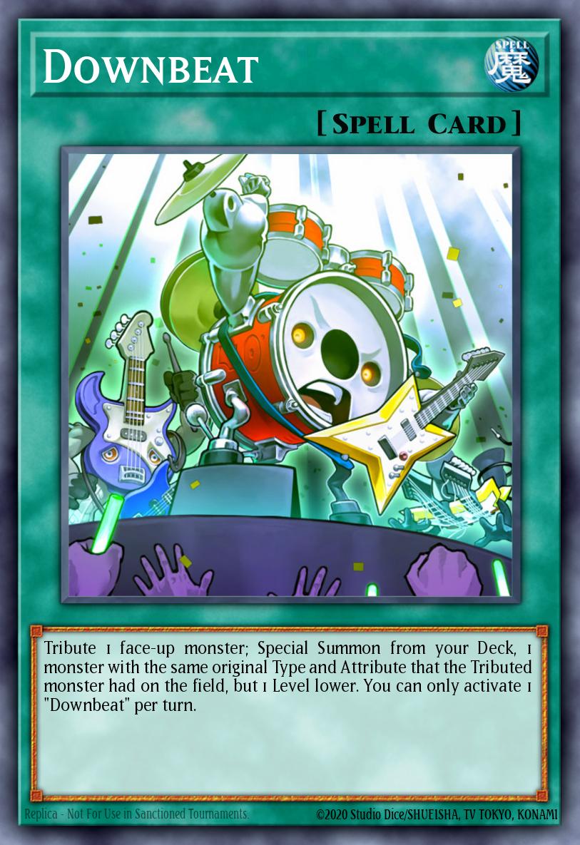 Downbeat Yu-Gi-Oh card