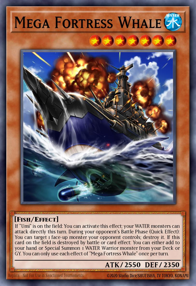Mega Fortress Whale Yu-Gi-Oh card