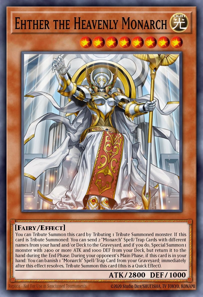 Ehther the Heavenly Monarch Yu-Gi-Oh card