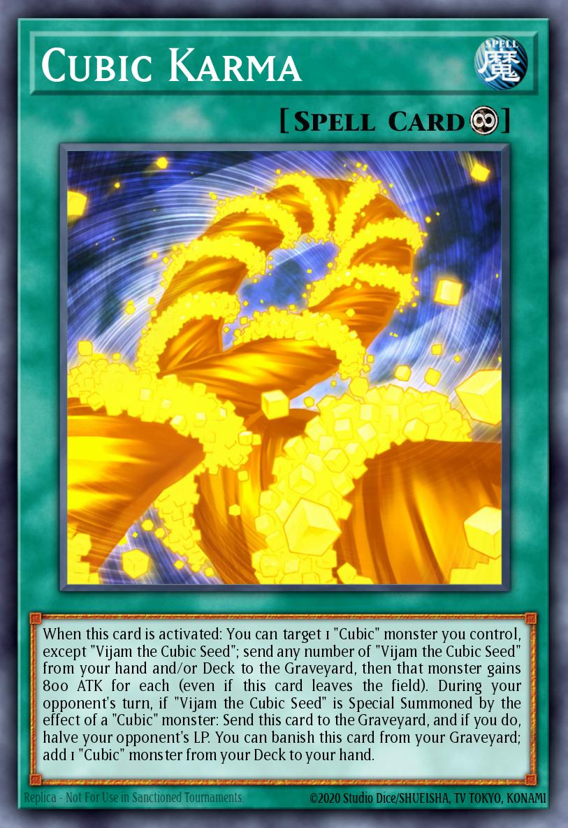 Cubic Karma Yu-Gi-Oh card
