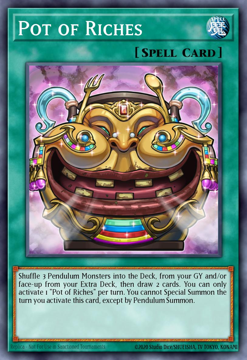 Pot of Riches Yu-Gi-Oh card