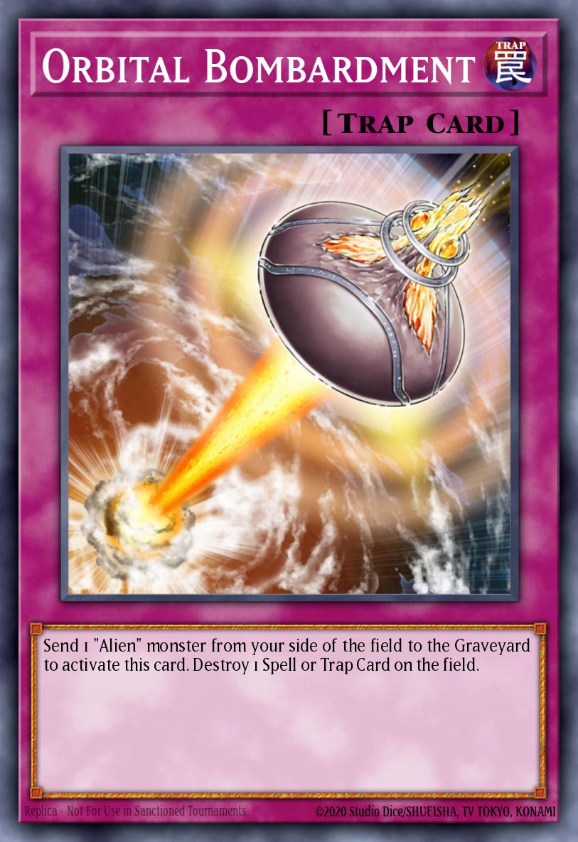 Orbital Bombardment Yu-Gi-Oh card