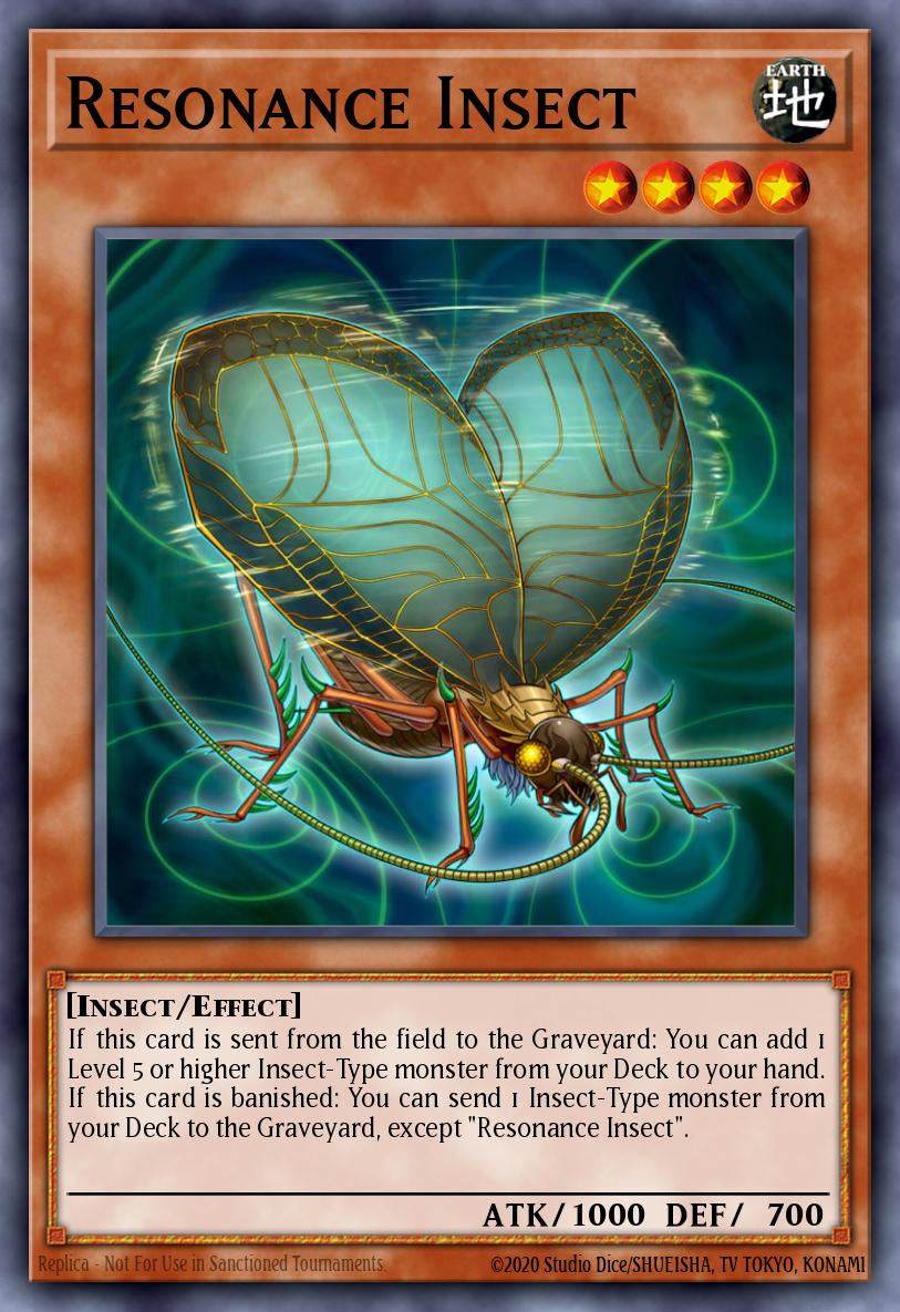Resonance Insect Yu-Gi-Oh card